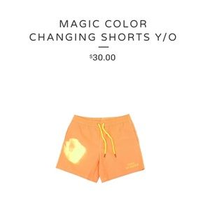 Jinx Monsoon color changing shorts - never worn